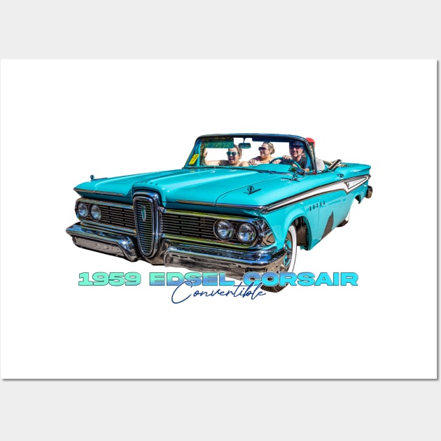 1959 Edsel Corsair Convertible Wall Art by Gestalt Imagery